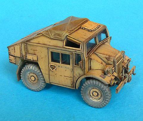 Quad Gun Tractor Britanico - Escala 1/72