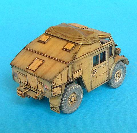 Quad Gun Tractor Britanico - Escala 1/72