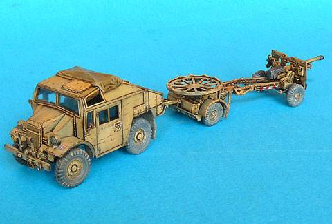Quad Gun Tractor Britanico - Escala 1/72