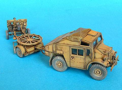 Quad Gun Tractor Britanico - Escala 1/72
