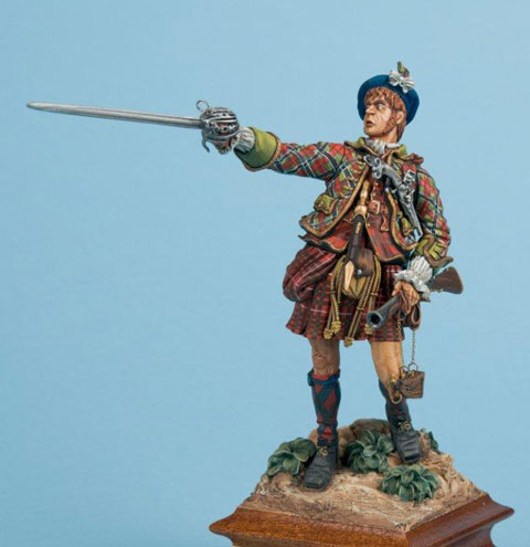 Highlander Clan Fraser - Escala 90mm