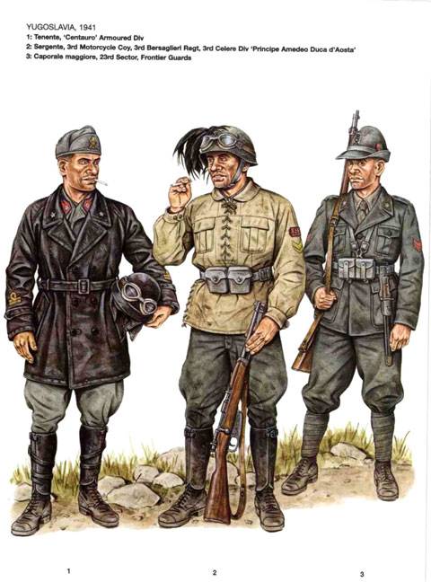 Ejercito Italiano en Yugoslavia 1941