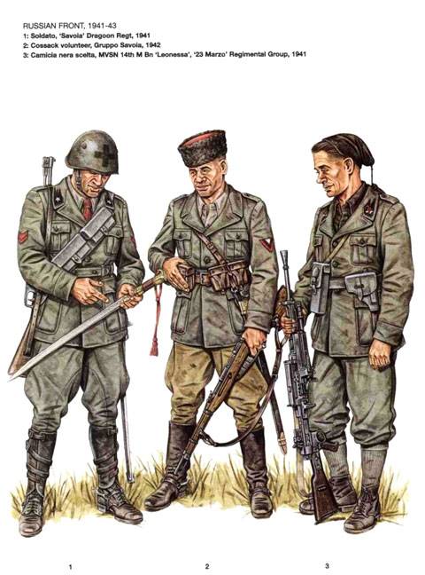 Ejercito Italiano en el frente ruso 1941 - 1943