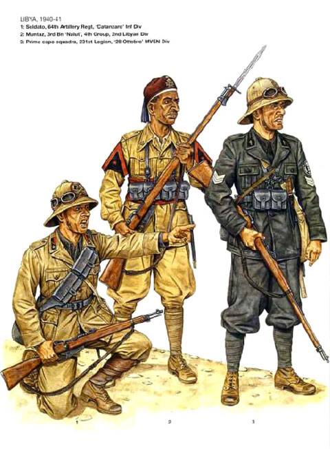 Ejercito italiano en Libia 1940 - 1941