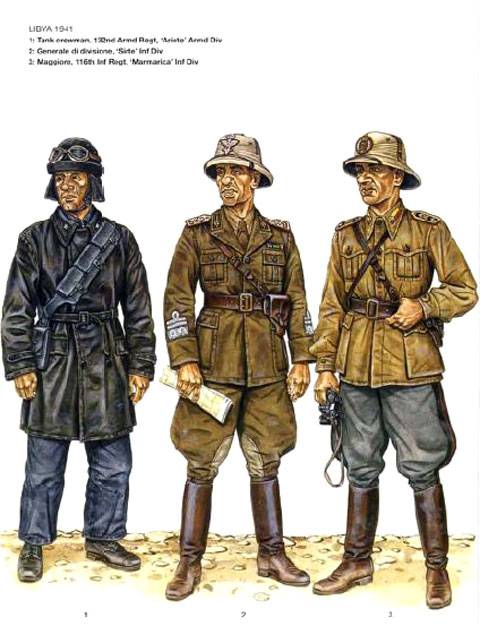 Ejercito italiano en Libia 1941
