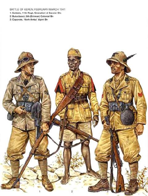 Batalla de Keren - Febrero/Marzo de 1941
