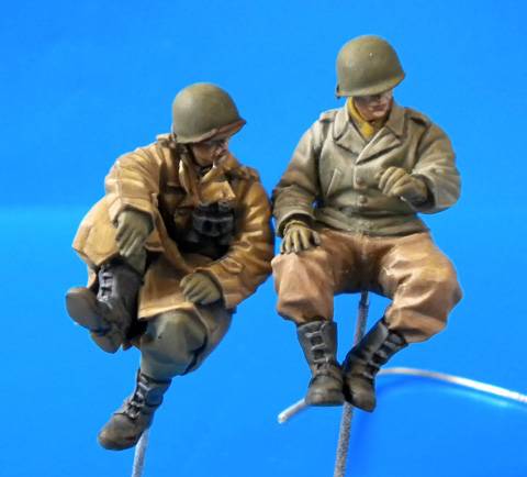 Maqueta a escala 1/35 de un Jeep Willy perteneciente al ejercito de los Estados Unidos