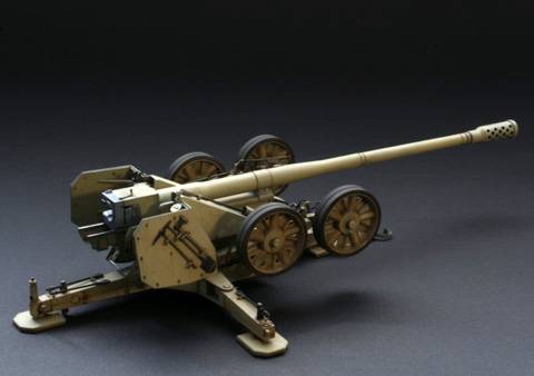 12.8cm K44L55 AT Gun - Escala 1/35