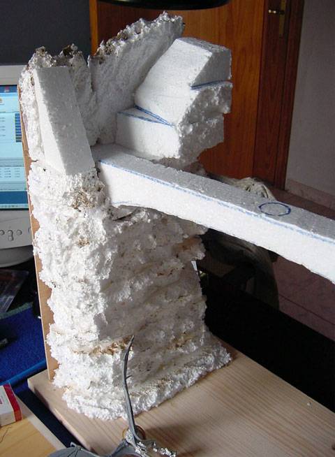 Construcci&oacute;n del Puente de Khazad-Dum.  
