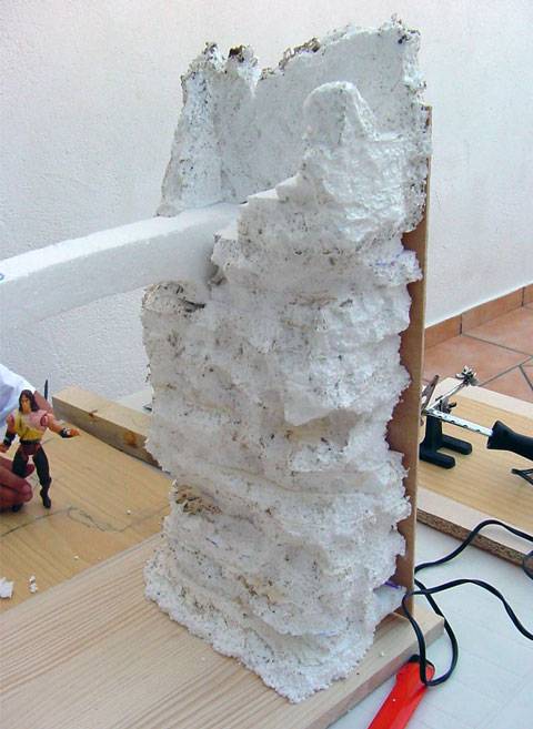 Construcci&oacute;n del Puente de Khazad-Dum.  