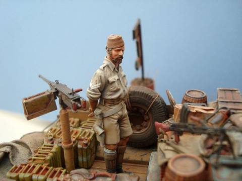 Cami&oacute;n Chevrolet del  LRDG en el Desierto - Escala 1/35