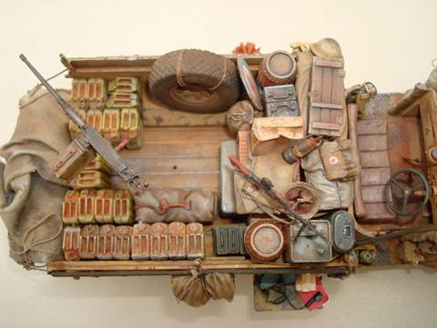 Cami&oacute;n Chevrolet del  LRDG en el Desierto - Escala 1/35