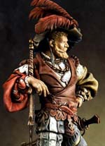Soldado Landsknecht Europa Siglo XVI - Escala 90mm