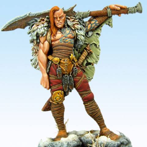 La figura esta comercializada por la casa Enigma Miniatures y est&aacute; dise&ntilde;ada y esculpida por Ra&uacute;l Garc&iacute;a Latorre en 30 mm.