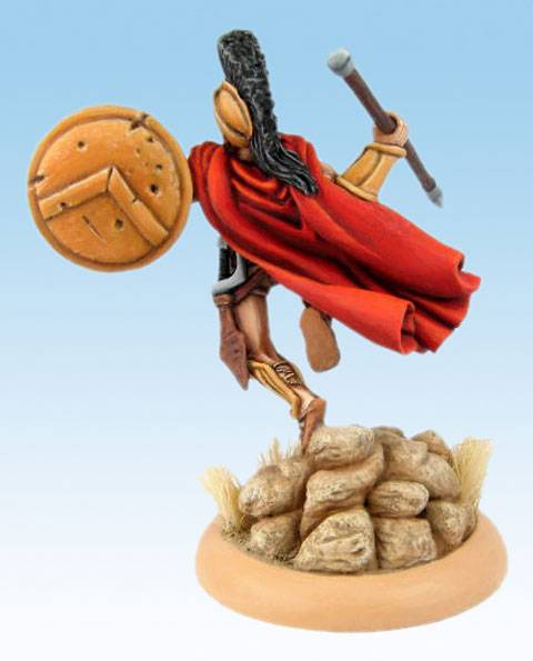 FFigura de Leonidas de la Casa de miniaturas Tales Of War a escala 28 mm 