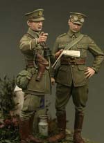 Teniente y Private - The Marne 1914 - Escala 54mm