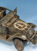 Veh&iacute;culo M3 Halftrack, del regimiento Guadalajara N&ordm;2, utilizado durante la liberaci&oacute;n de Par&iacute;s en agosto de 1944.