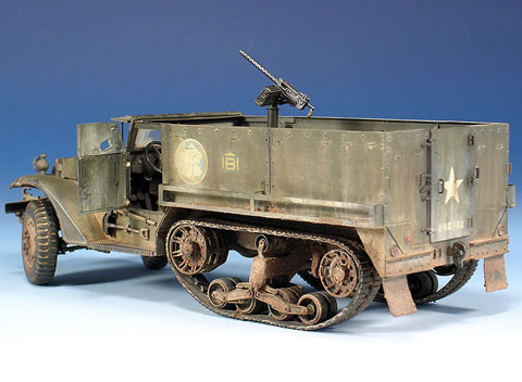 Veh&iacute;culo M3 Halftrack, del regimiento Guadalajara N&ordm;2, utilizado durante la liberaci&oacute;n de Par&iacute;s en agosto de 1944.