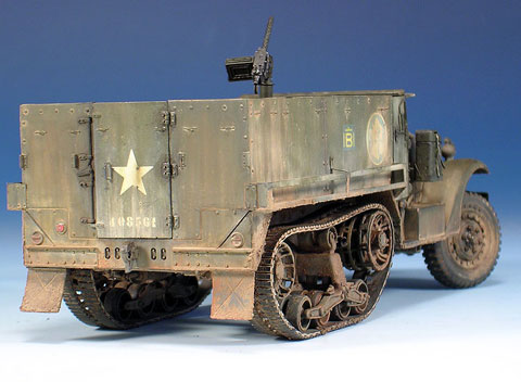 Veh&iacute;culo M3 Halftrack, del regimiento Guadalajara N&ordm;2, utilizado durante la liberaci&oacute;n de Par&iacute;s en agosto de 1944.
