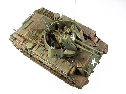 El M42 &ldquo;DUSTER&rdquo; fue dise&ntilde;ado como ca&ntilde;on antiaereo sobre el chasis del tanque M41