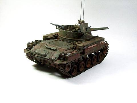 El M42 &ldquo;DUSTER&rdquo; fue dise&ntilde;ado como ca&ntilde;on antiaereo sobre el chasis del tanque M41