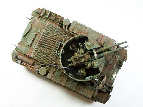 El M42 &ldquo;DUSTER&rdquo; fue dise&ntilde;ado como ca&ntilde;on antiaereo sobre el chasis del tanque M41