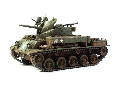 El M42 &ldquo;DUSTER&rdquo; fue dise&ntilde;ado como ca&ntilde;on antiaereo sobre el chasis del tanque M41
