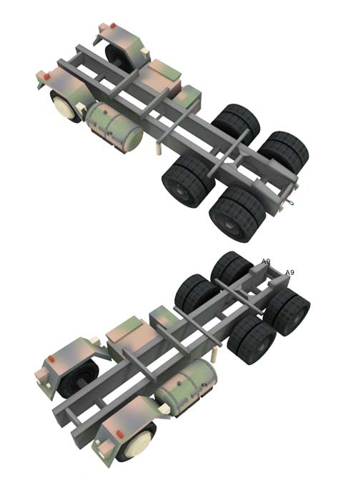 Recortable de Papel del M915 Gun Truck