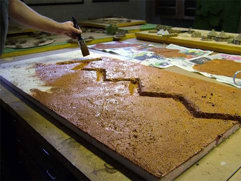 El Asedio de Mafikeng ( Guerra Boer ) plasmado en una gigantesca Mesa de Wargames. 