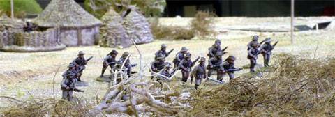 El Asedio de Mafikeng ( Guerra Boer ) plasmado en una gigantesca Mesa de Wargames. 