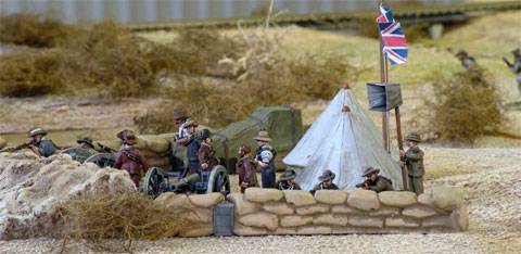 El Asedio de Mafikeng ( Guerra Boer ) plasmado en una gigantesca Mesa de Wargames. 