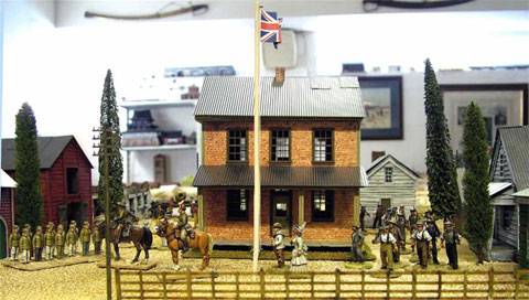 El Asedio de Mafikeng ( Guerra Boer ) plasmado en una gigantesca Mesa de Wargames. 