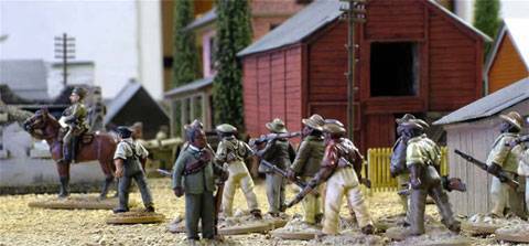 El Asedio de Mafikeng ( Guerra Boer ) plasmado en una gigantesca Mesa de Wargames. 