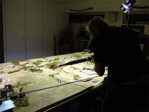 El Asedio de Mafikeng ( Guerra Boer ) plasmado en una gigantesca Mesa de Wargames. 