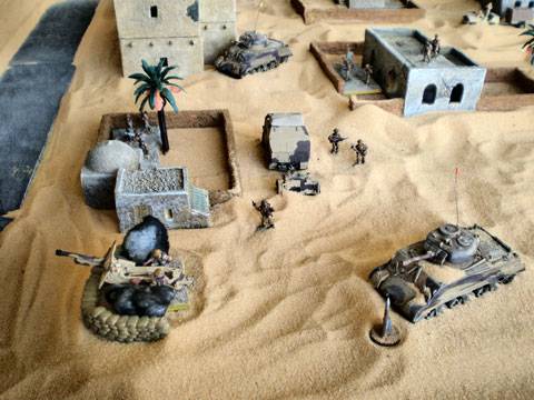 Sherman inmobilizado