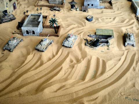 Panzers acometiendo el flanco brit&aacute;nico
