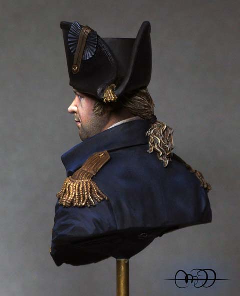 Busto Capitan de la Armada Naval Real 1806 - Escala 1/10