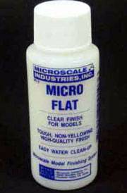 Micro Flat Micro Scale. BARNIZ ACR&Iacute;LICO MATE. 
