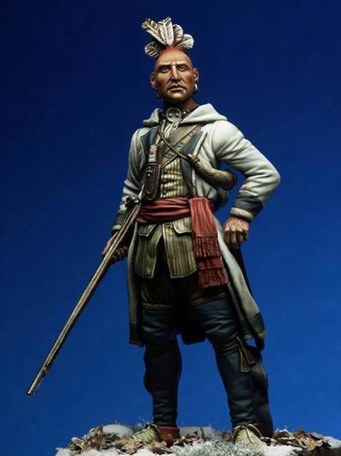 El Miliciano - Woodland Indian 18th Century - Escala 75mm