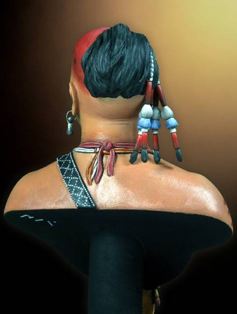 Busto Guerrero Mohawk - 200 mm.