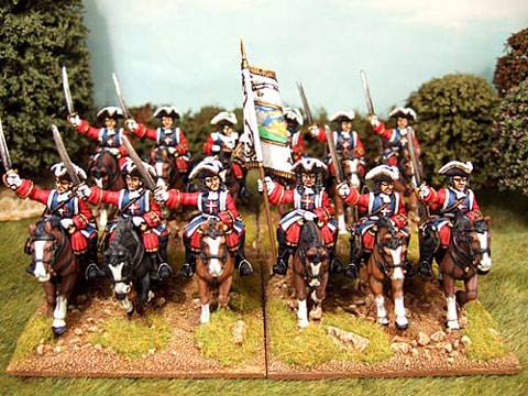 Mosqueteros a Caballo del Rey Luis XIV - Escala 28mm