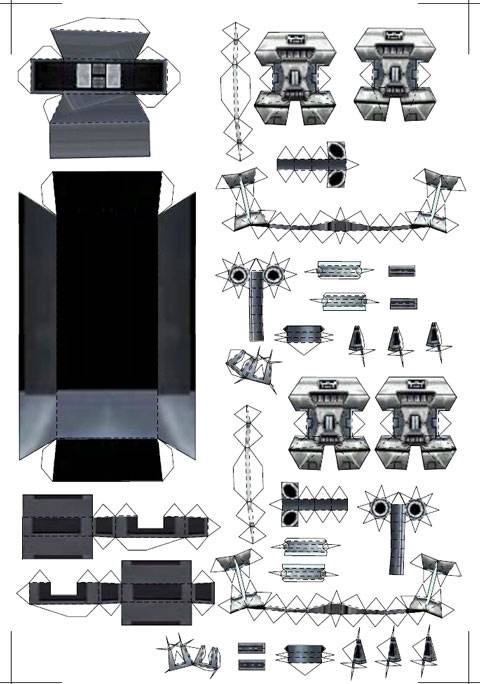 Recortable de Papel del RA3 Mirage Tank. 