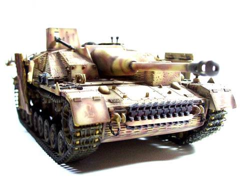 Representaci&oacute;n del carro Sturmgesch&uuml;tz IV del ejercito alem&aacute;n durante la segunda guerra mundial. 