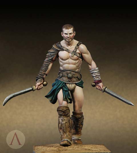 Gladiador Tracio - Escala 75mm