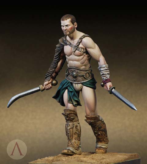 Gladiador Tracio - Escala 75mm