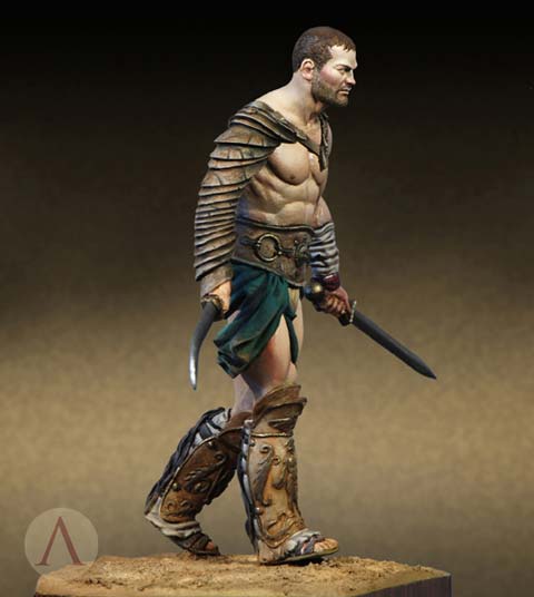 Gladiador Tracio - Escala 75mm