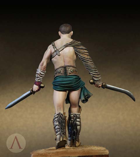 Gladiador Tracio - Escala 75mm