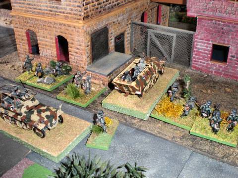 Los Panzer granadier toman el objetivo