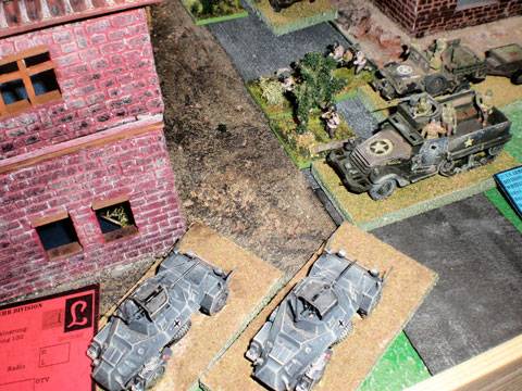 Sdkfz 222 atacando  a secci&oacute;n USA