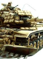  M60A1 "RISE" utilizado durante las operaciones denominadas "Escudo y Tormenta del Desierto" 